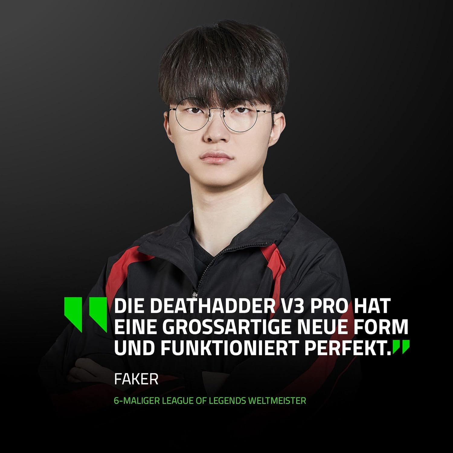 Thumbnail 2 de Razer DeathAdder V3 Pro + HyperPolling Wireless-Adapter – Ultralichtes E-Sport-Mäuschen mit 8K Hz Kabellaufleistung