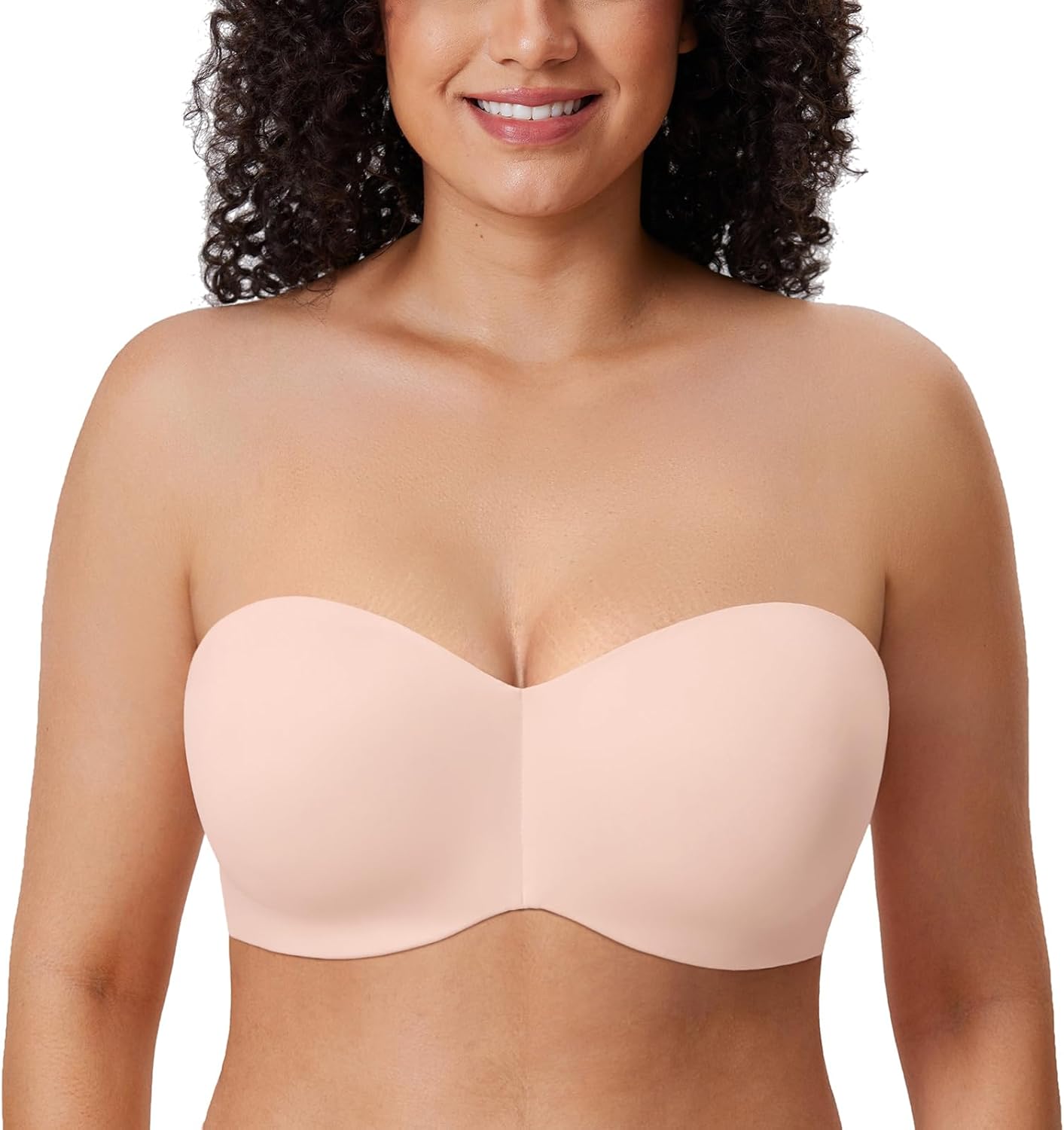 Thumbnail 5 de DELIMIRA Women's Strapless Unlined Minimiser Bra with Underwire and Plus Size Support