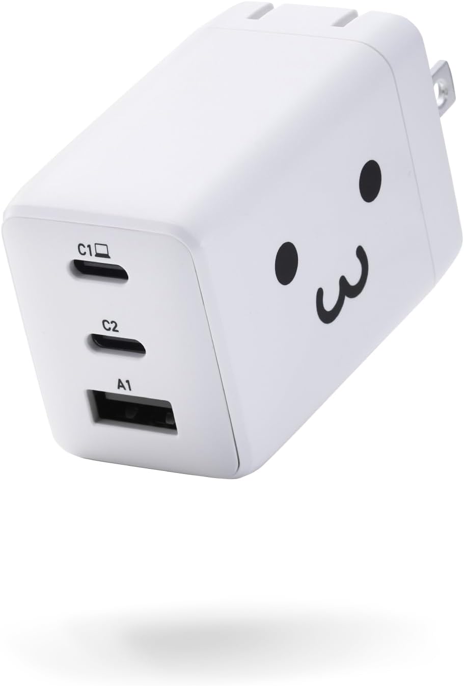 Detalle de エレコム EC-AC10367WF 3ポートUSB充電器 合計65W・USB PD・折りたたみ式プラグ