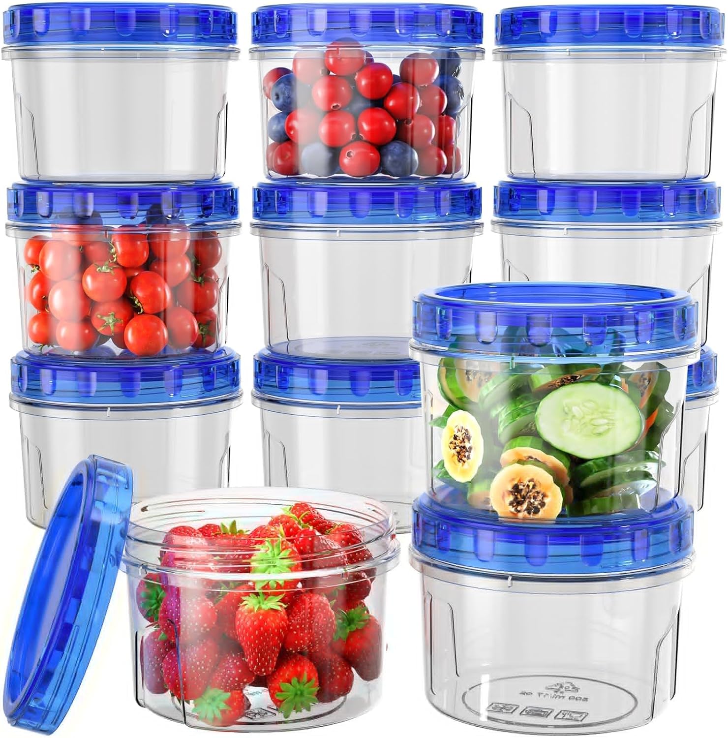 Thumbnail 6 de Freezer Storage Containers 16 oz meal prep containers 🥣