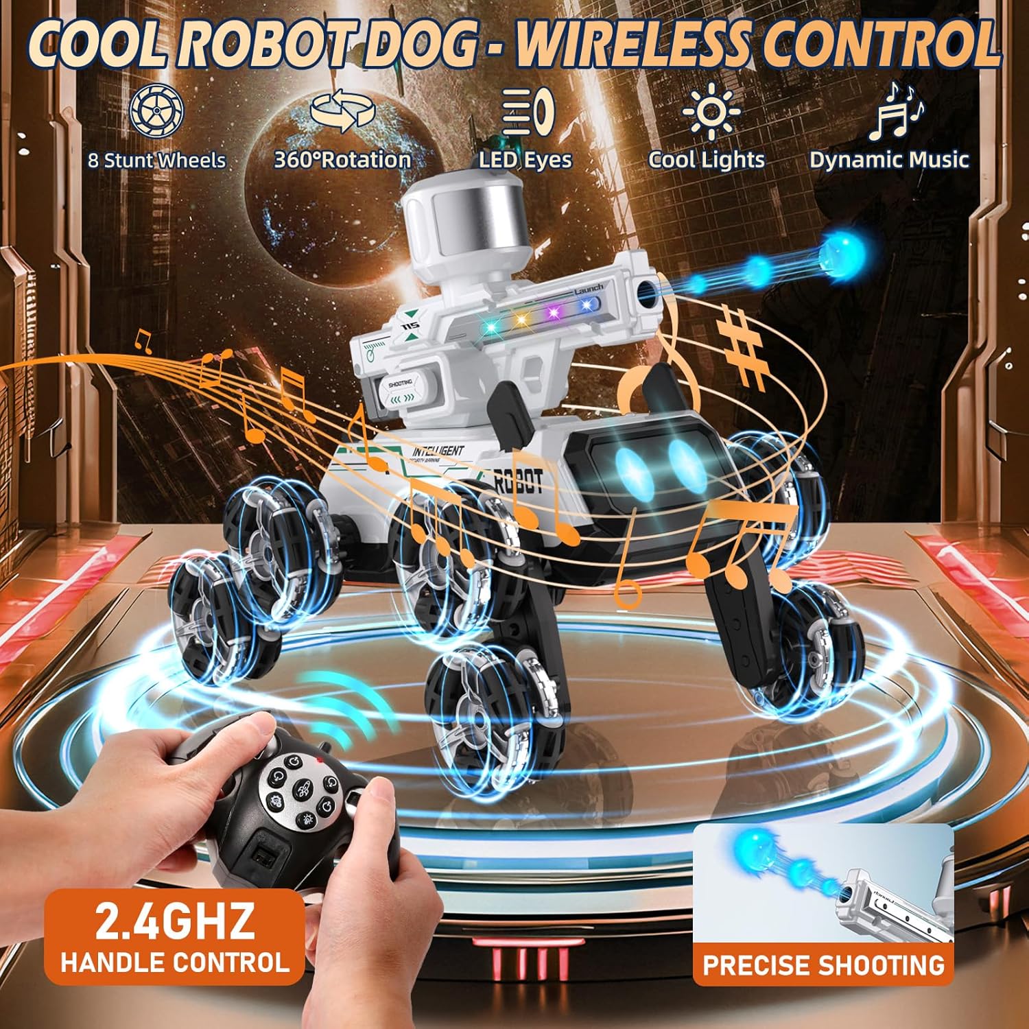 Detalle de Daxiongmao Robot Dog toy with gesture control
