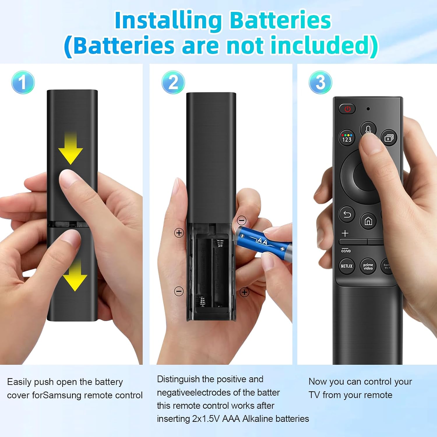 Thumbnail 6 de BN59-01357F TM2180E RMCSPA1RP1 Voice Remote Replacement for Samsung Smart TVs