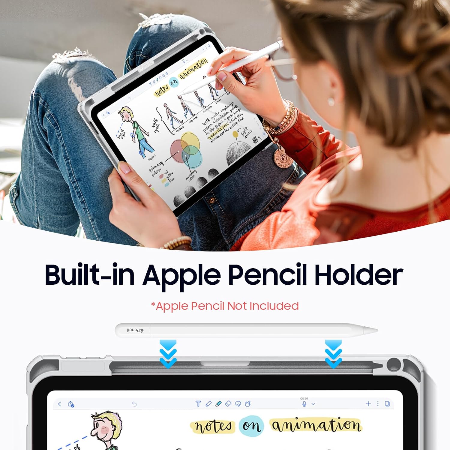 Detalle 2 de Fintie Hybrid Hülle für iPad 11 Zoll 2025