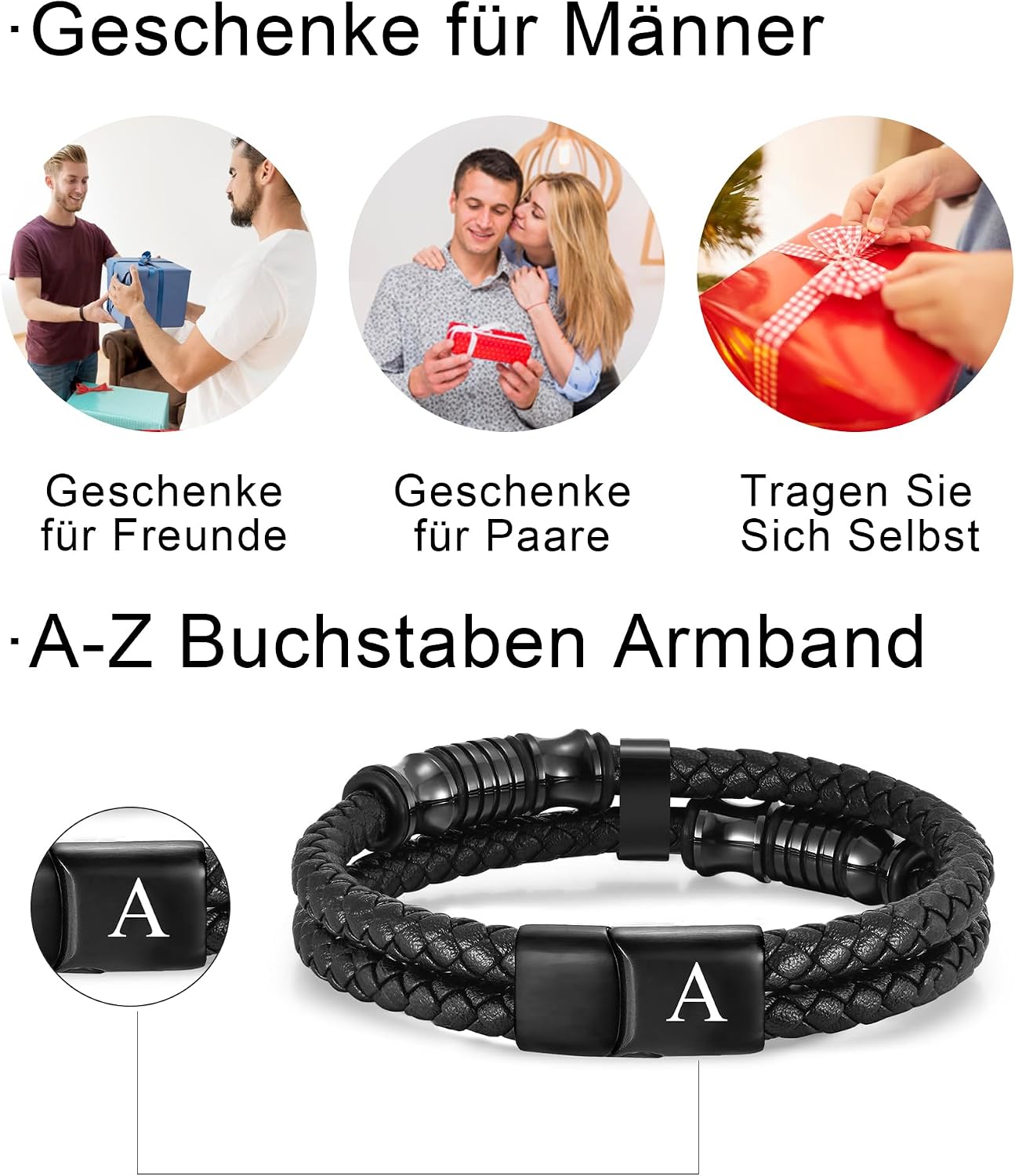Thumbnail 6 de TOLOWOBK Lederarmband 21 cm
