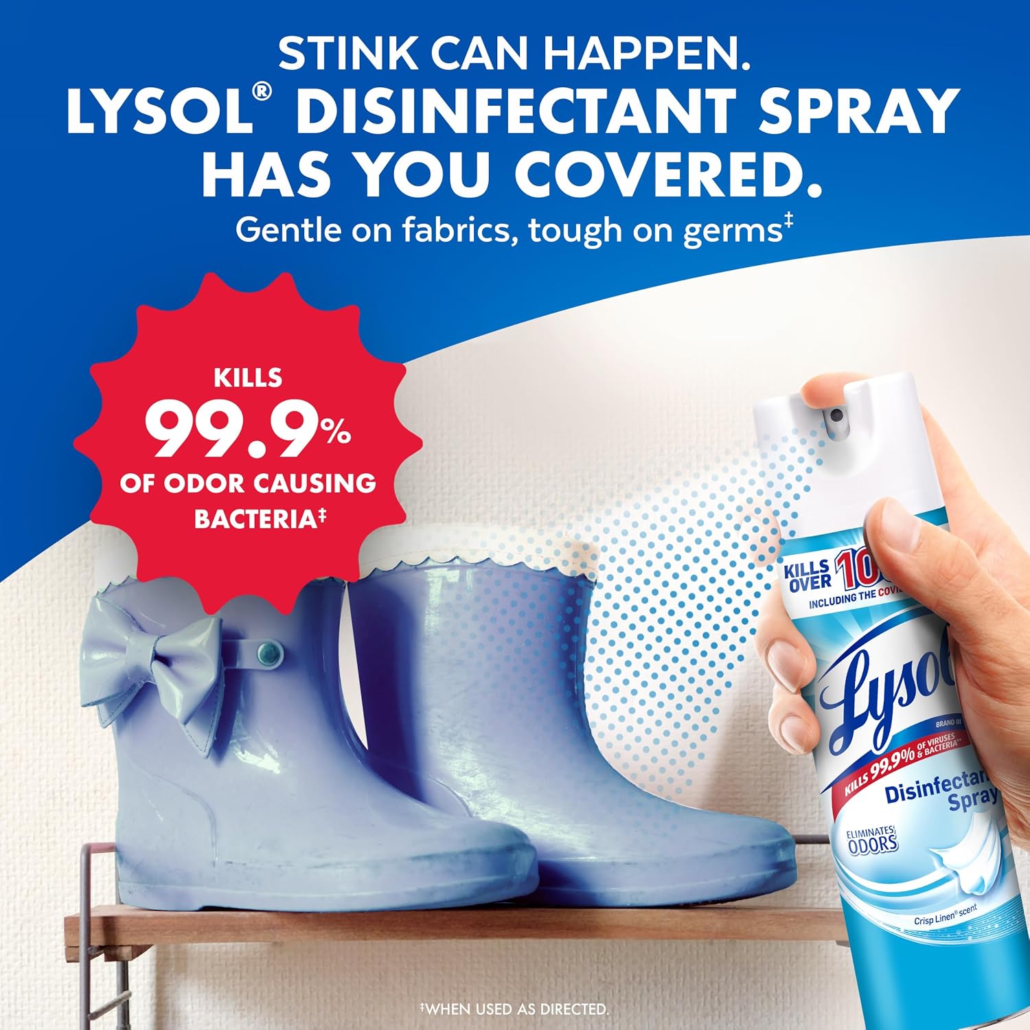 Thumbnail 6 de Lysol Disinfectant Spray, Crisp Linen, 19 oz — 2 Pack