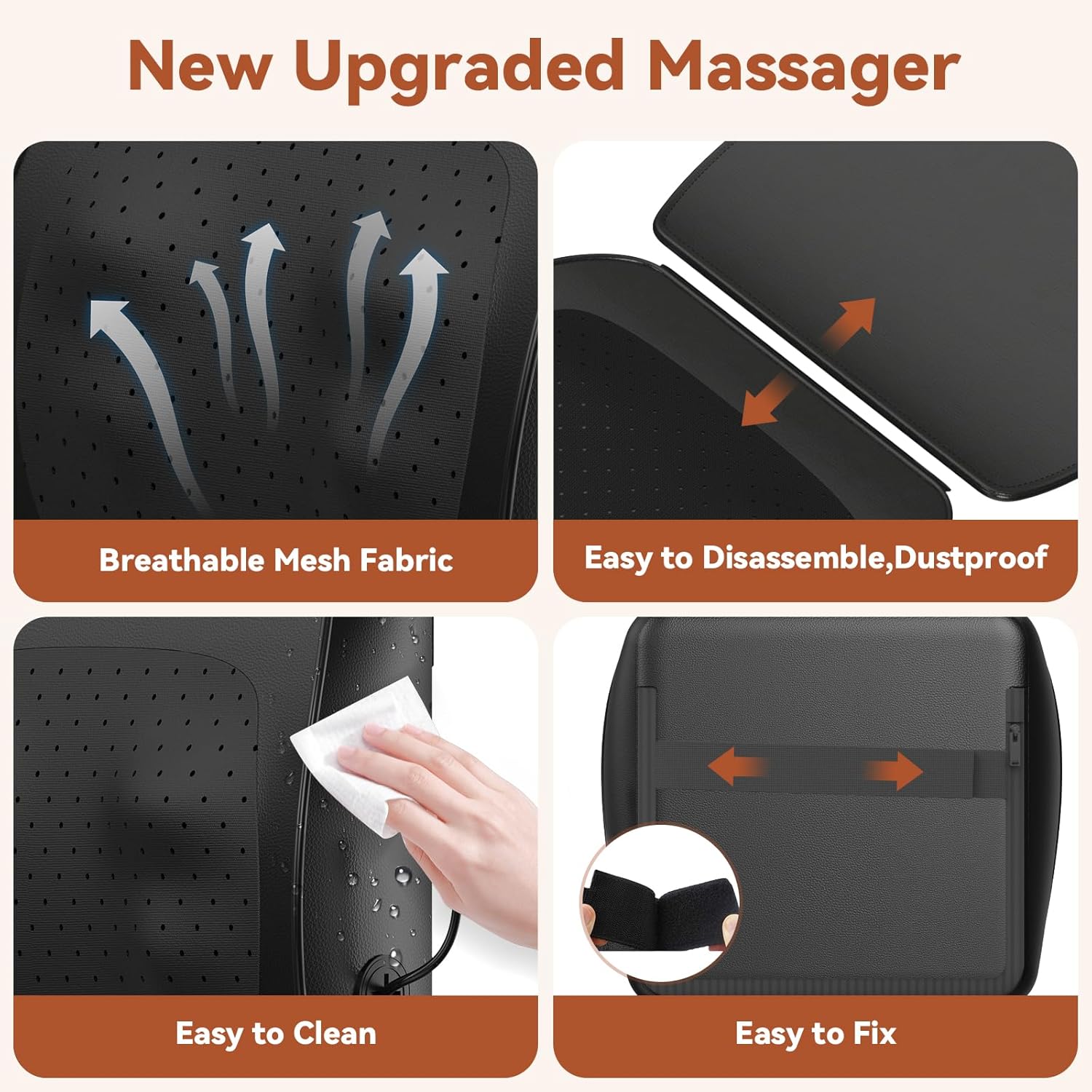 Detalle 1 de WERTYI Neck and Back Massager with Heat
