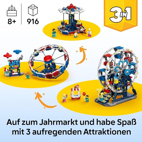 Thumbnail 1 de LEGO Creator 3in1 Legendsäres Riesenrad 31389 – Vielseitiges Bauset für fantasievolle Fahrgeschäft-Apps