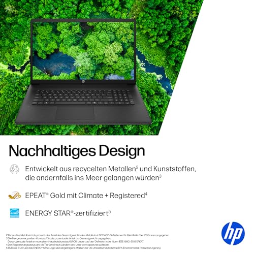 Thumbnail 11 de HP Laptop 17,3" HD+ mit Intel N200, 8GB RAM, 256GB SSD – flexibel für Homeoffice und Studium