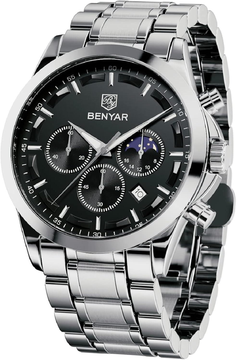 Detalle de BY BENYAR Chronograph Herrenuhr 3ATM