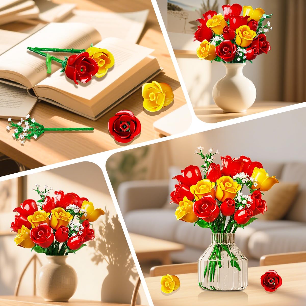 Thumbnail 4 de HOGOKIDS Bouquet de fleurs 16 tiges 🌹