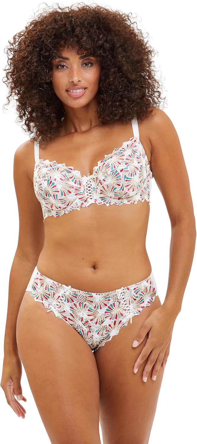 Thumbnail 2 de Billet Doux de Sans Complexe – Culotte à couverture médiane avec dentelle imprimée