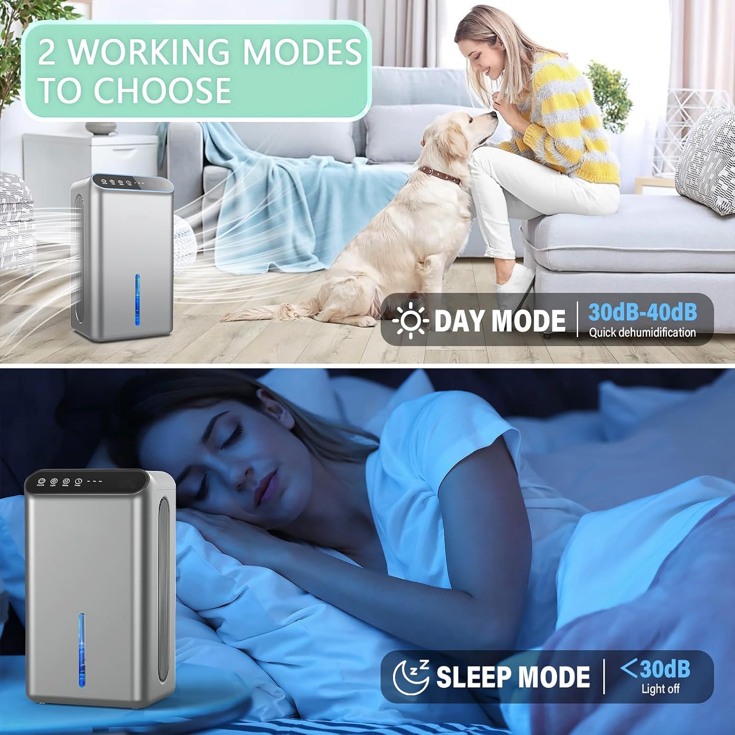 Detalle de Dehumidifier with 98 oz Tank