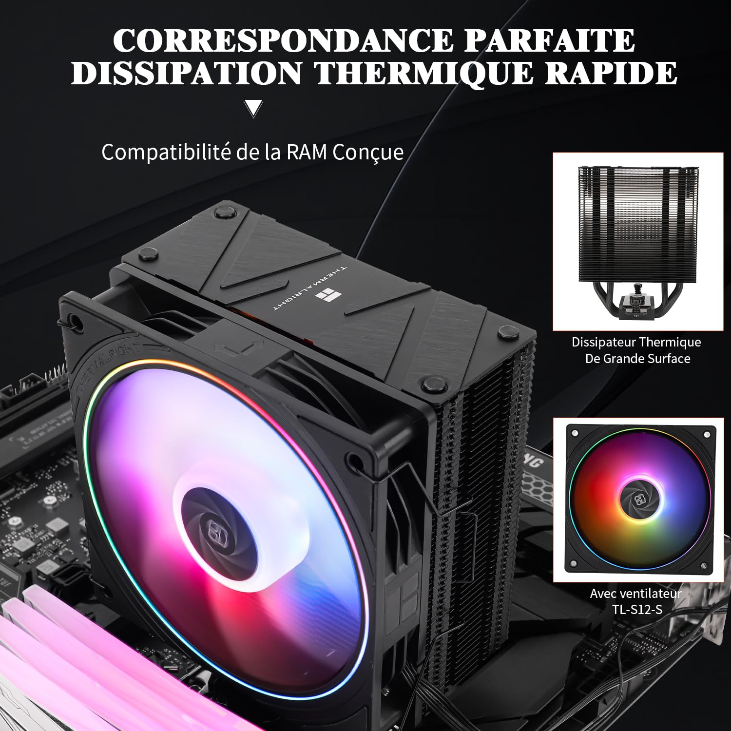Thumbnail 2 de TR Assassin Spirit 120 EVO Enfriador de CPU 156 mm