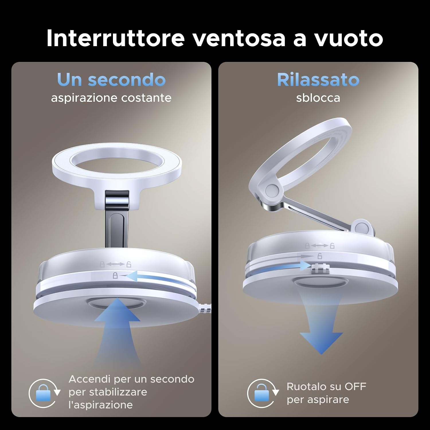 Thumbnail 6 de UGREEN Supporto Telefono Auto MagSafe 2 in 1 2400 gf