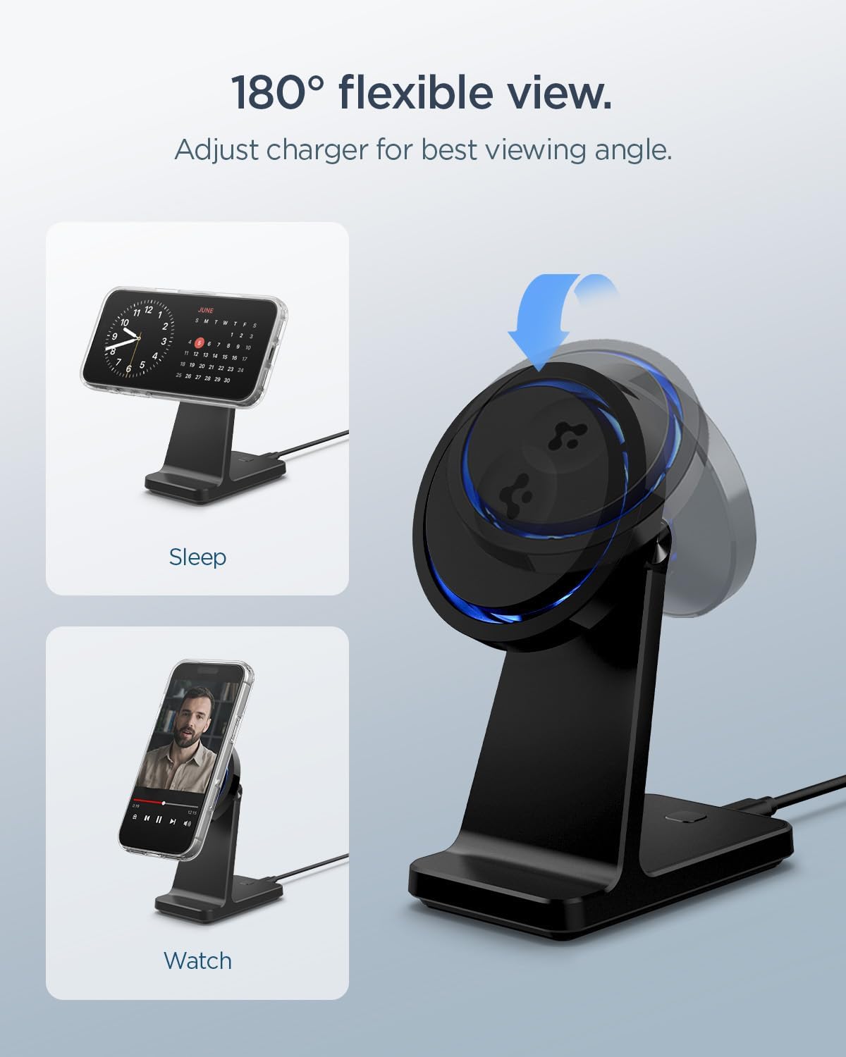 Thumbnail 2 de Spigen OneTap Pro3 Chargeur induction Qi2 15W compatible iPhone et Pixel
