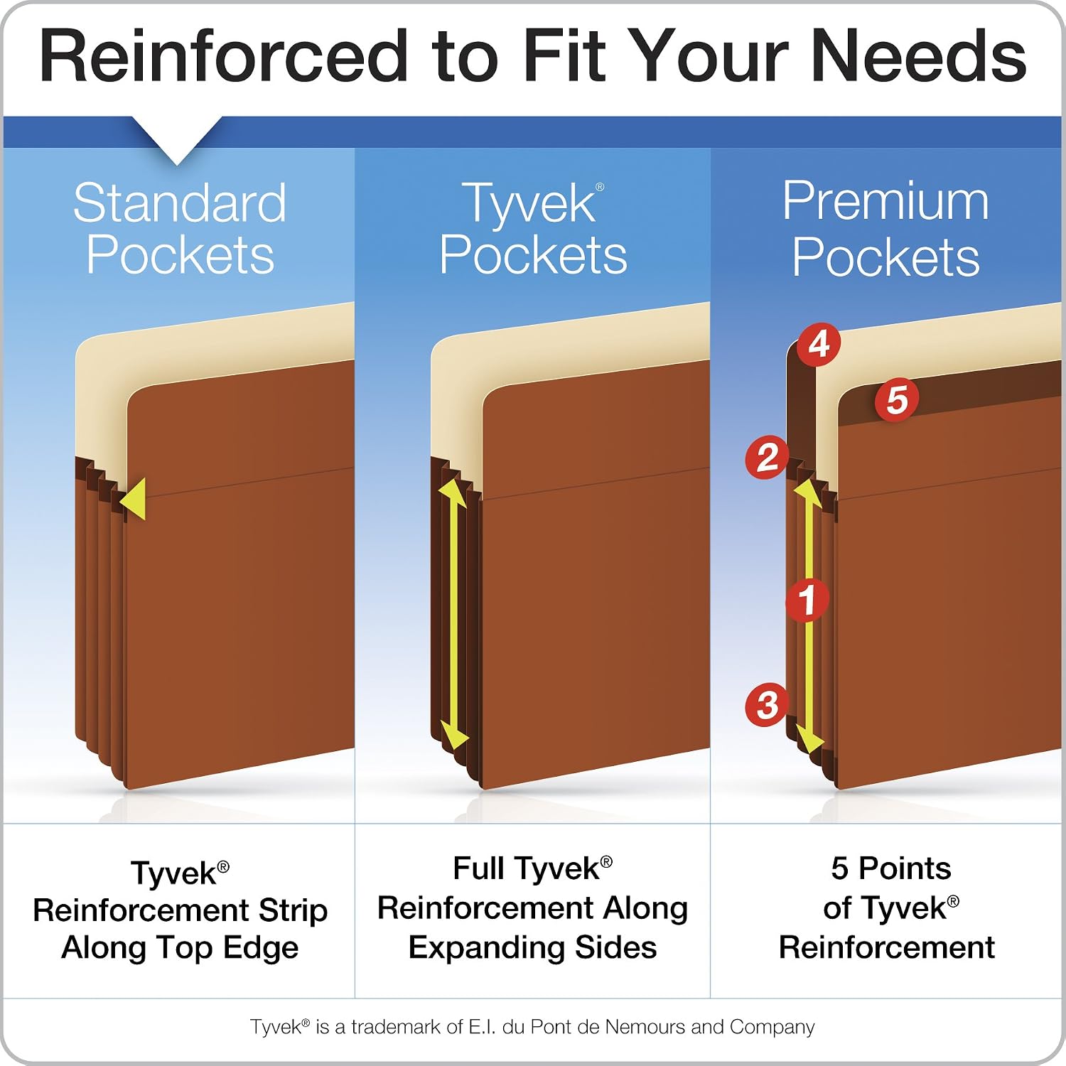 Thumbnail 6 de Pendaflex File Pockets, Letter Size
