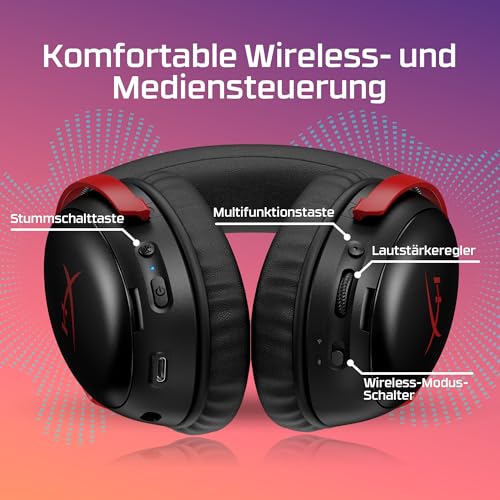 Thumbnail 8 de HyperX Cloud III S Wireless Gaming Headset – Bis zu 120 Stunden Akkulaufzeit