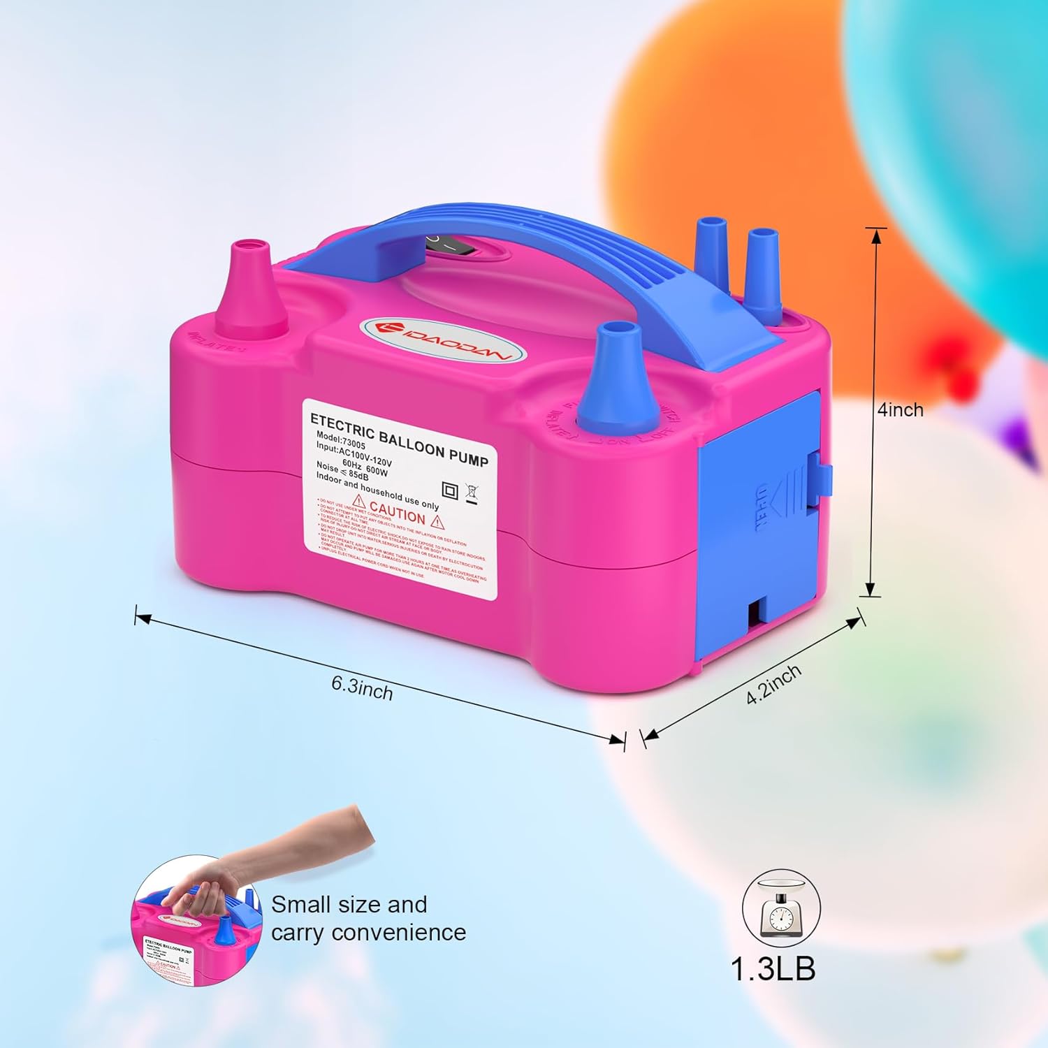 Thumbnail 4 de ID IDAODAN Electric Balloon Pump 600W ๐
