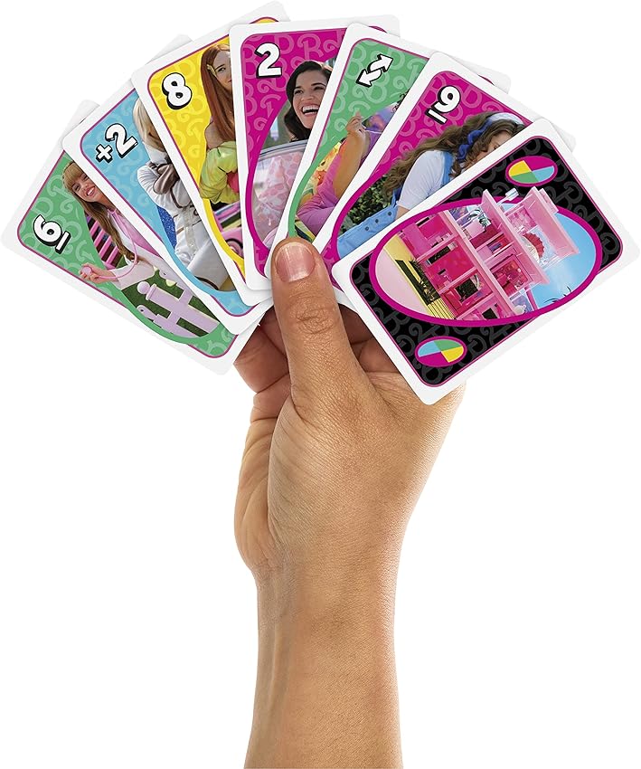 Thumbnail 5 de Mattel Games UNO Barbie The Movie — Juego de cartas familiar