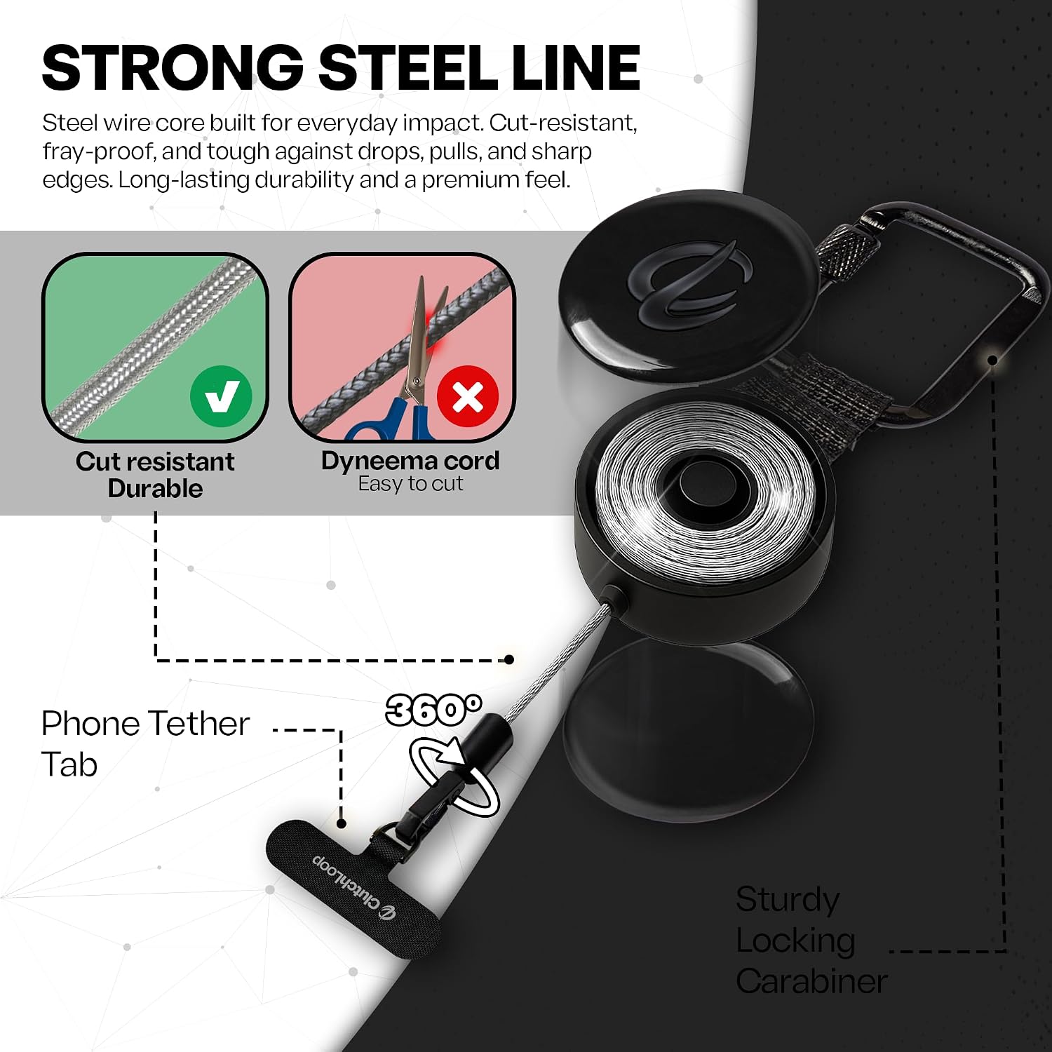 Detalle 2 de ClutchLoop Anti-Theft Phone Tether 30"