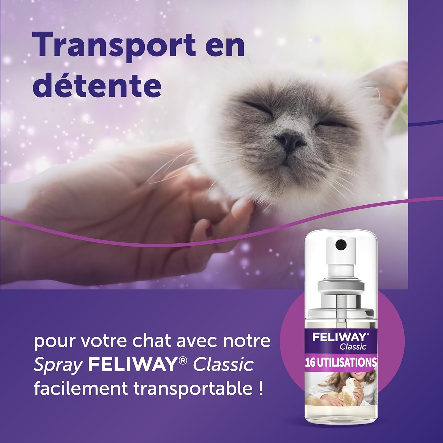 Detalle de FELIWAY Classic Spray 20 ml – Phéromones apaisantes pour chats