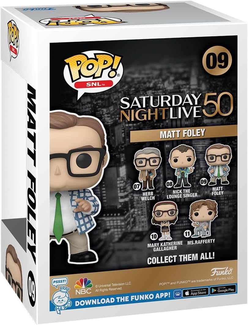 Thumbnail 2 de Funko Pop! TV SNL 50th Matt Foley – Figura in vinile da collezione per fan di Saturday Night Live
