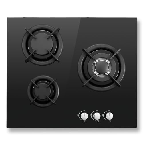 Thumbnail 8 de SNDOAS Placa de Gas Butano 3 Fuegos 60 cm: potencia y versatilidad para cocina interior y exterior