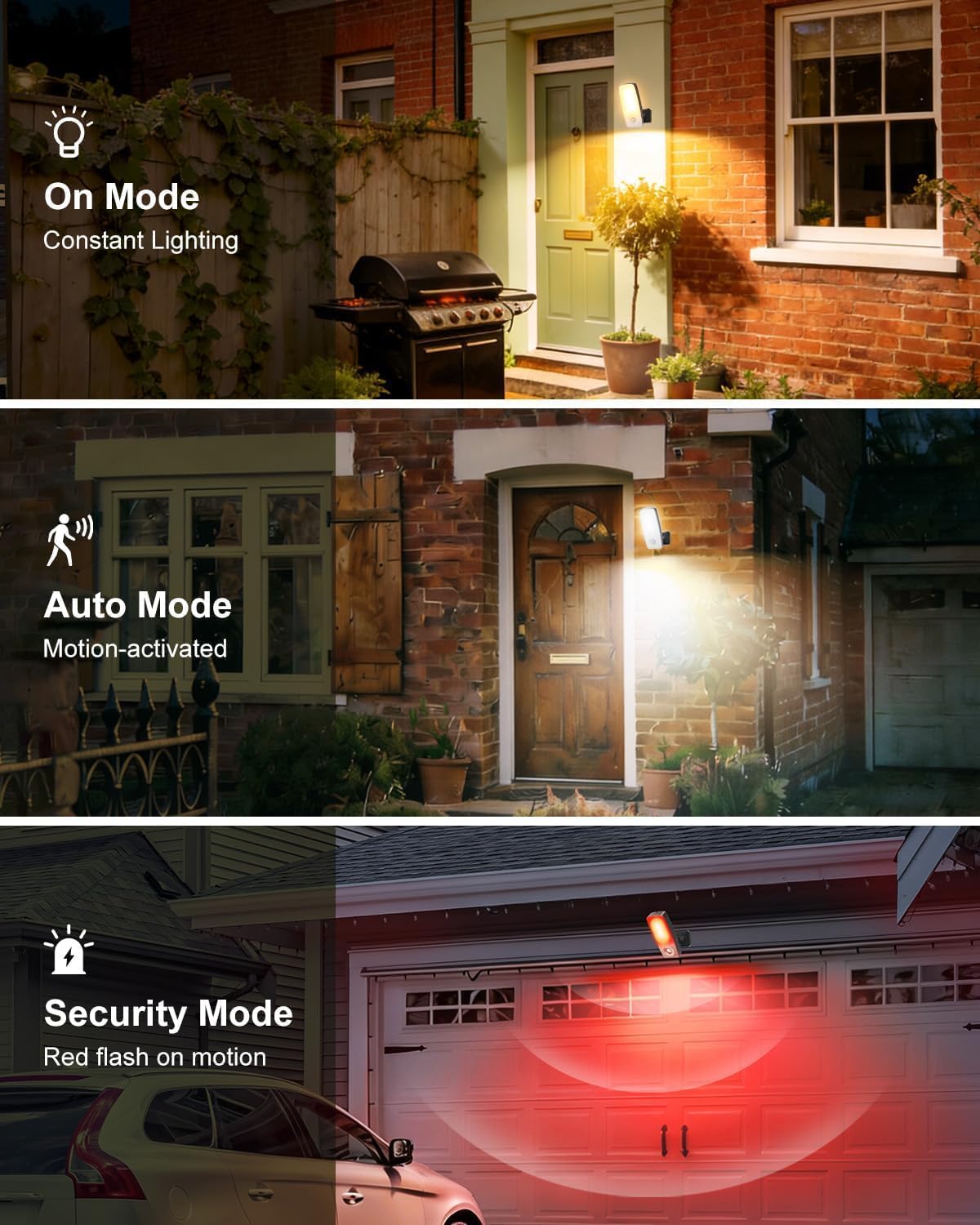 Thumbnail 3 de Vighep Rechargeable Outdoor Wall Light with Remote – 10000mAh, 600 Lumen, IP65