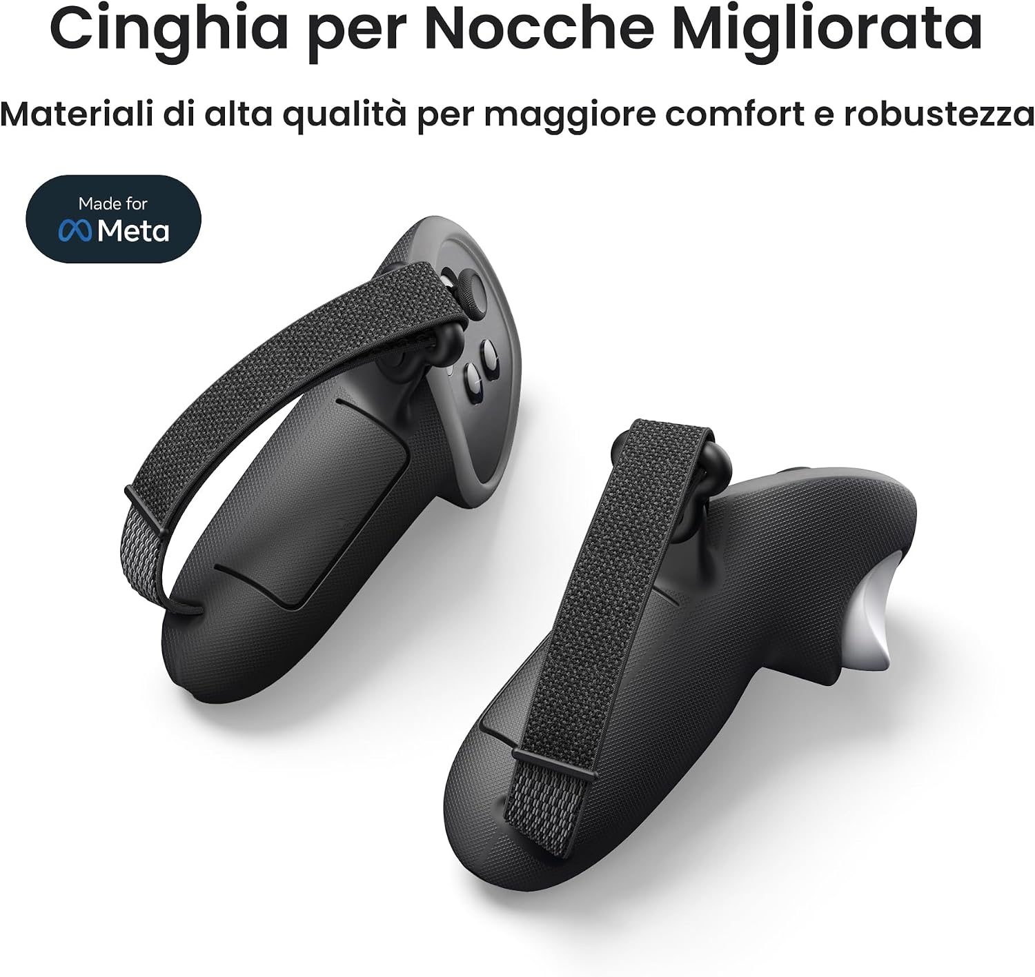 Detalle 2 de KIWI design G4 Pro Impugnature per Controller compatibili con Meta Quest 3/3S – protezione, comfort e praticità