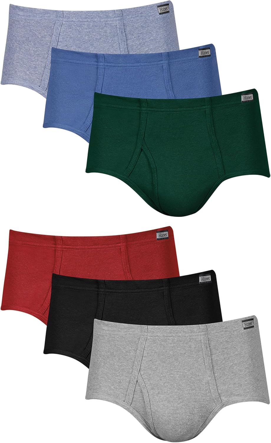 Detalle 2 de Hanes Men's Cotton Briefs 12 pack 🩲