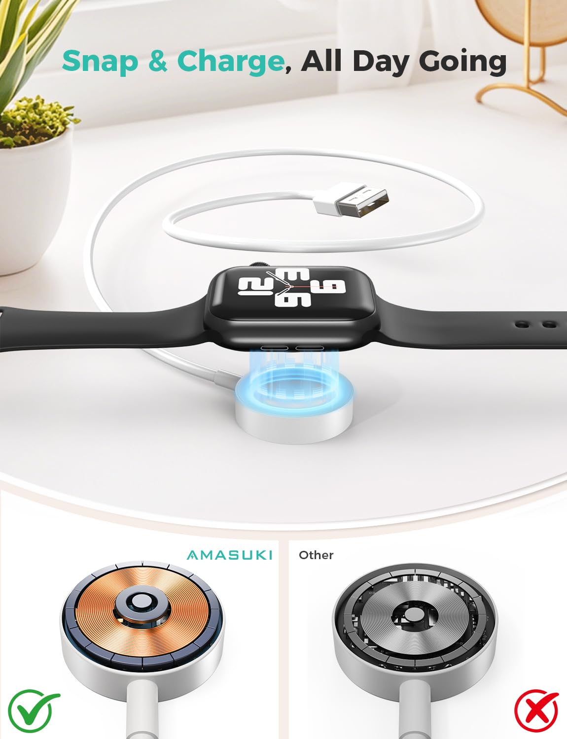 Thumbnail 1 de 2026 iWatch Charger 1m