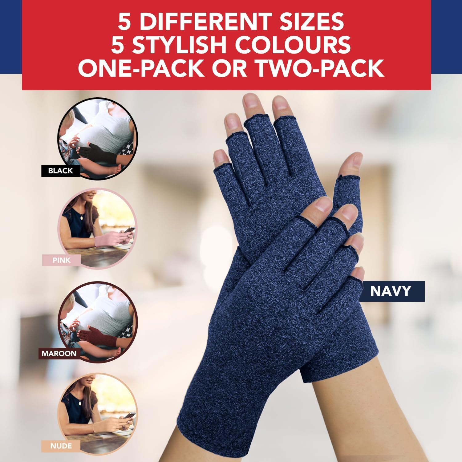 Thumbnail 6 de Dr Arthritis compression gloves for arthritis