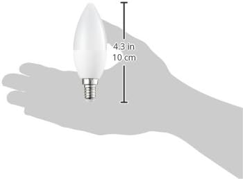 Detalle 2 de Amazon Basics Bombillas LED E14 Vela, 4.9W, Blanco Cálido, 6 unidades
