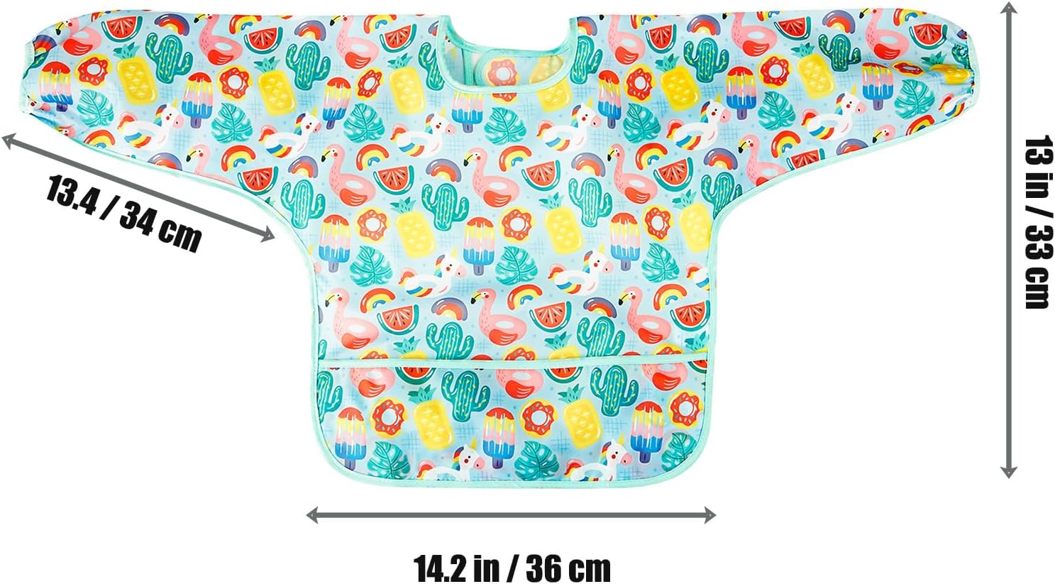 Thumbnail 4 de PandaEar 5er Pack Baby-Lätzchen mit Ärmeln (abwaschbar, wasserdicht) für 6–24 Monate