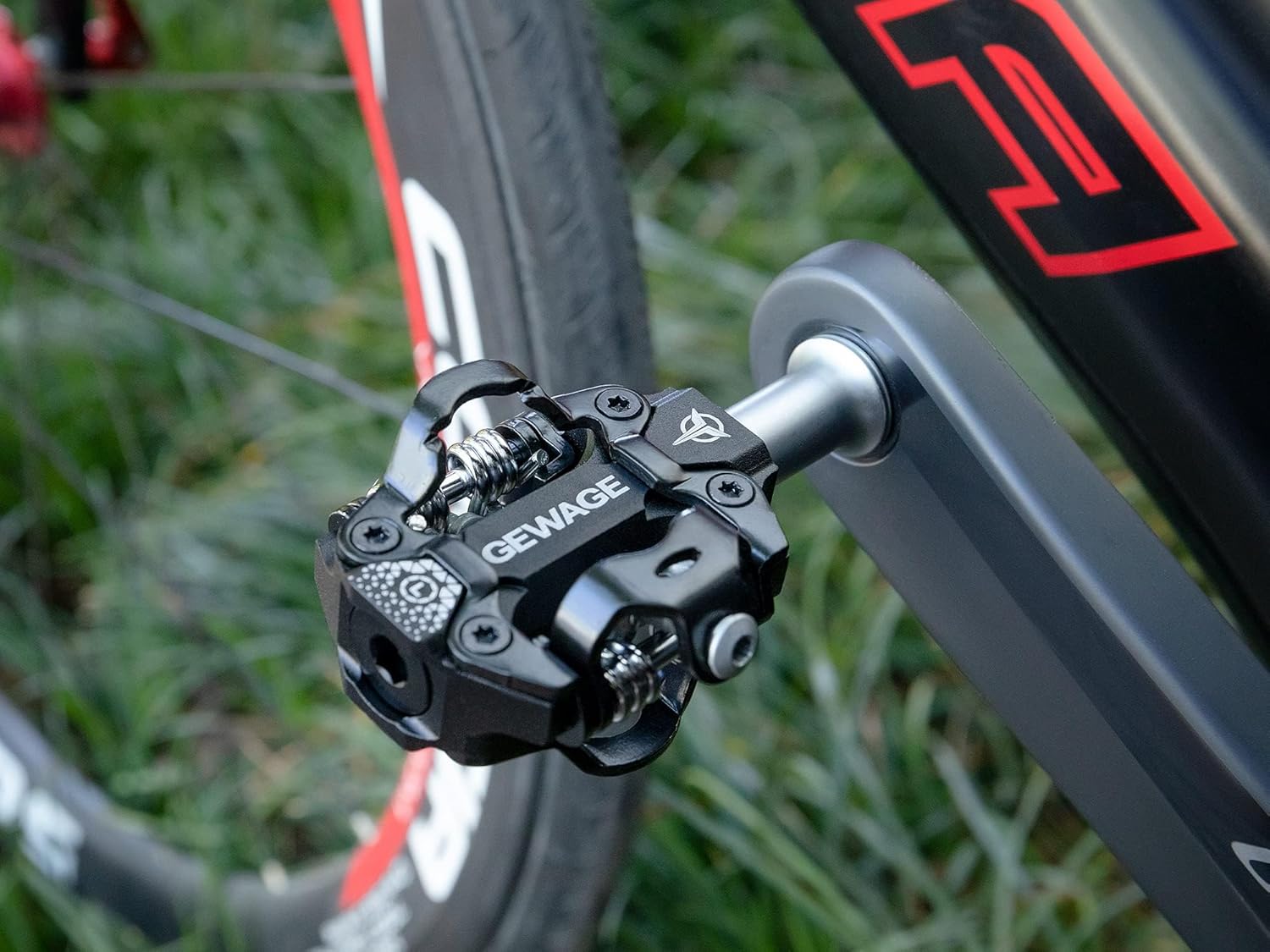 Detalle 2 de GEWAGE Pedali Klick MTB SPD 365 g