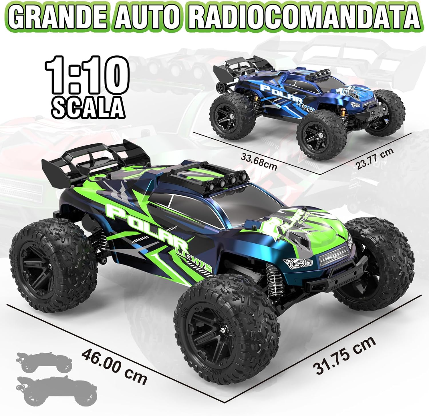Detalle 2 de Macchina Telecomandata Professionale 1:10 45 km/h