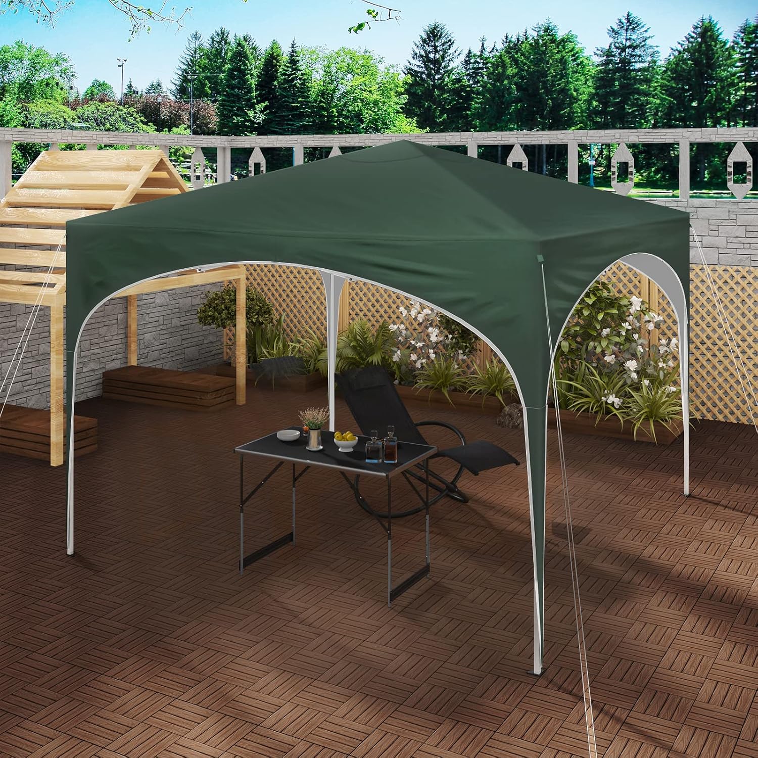 Detalle 2 de WOLTU Pabellon de Jardin 3x3m plegable