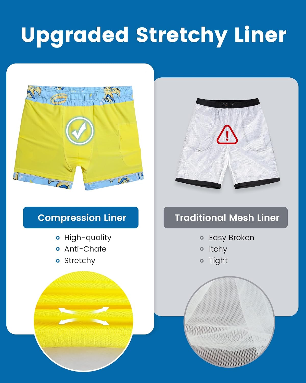 Detalle de maamgic Men's Swim Trunks, 5-Inch