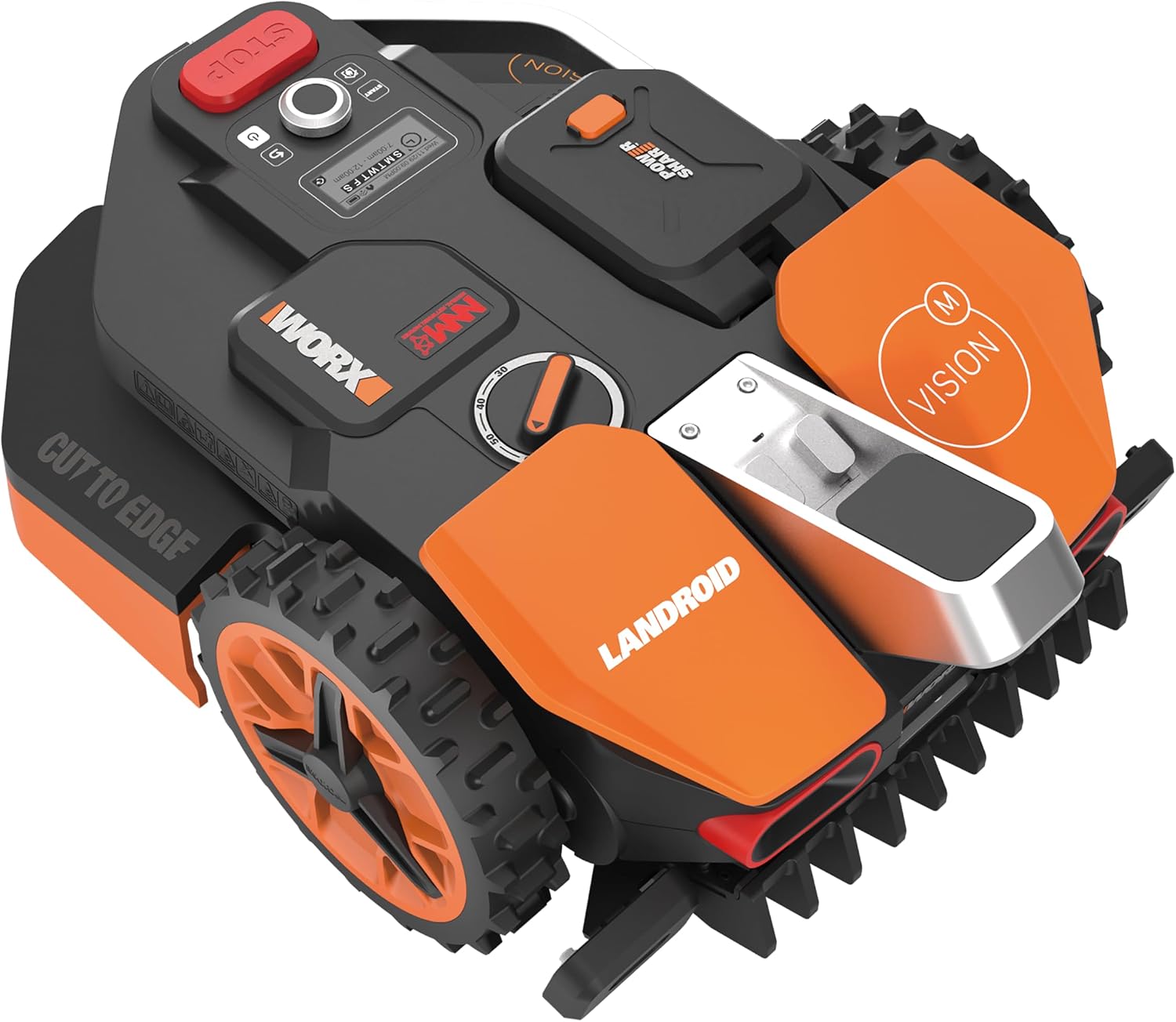 Detalle de WORX Landroid Vision WR208E.1 – robot koszący do 800 m² z kamerą Full HD