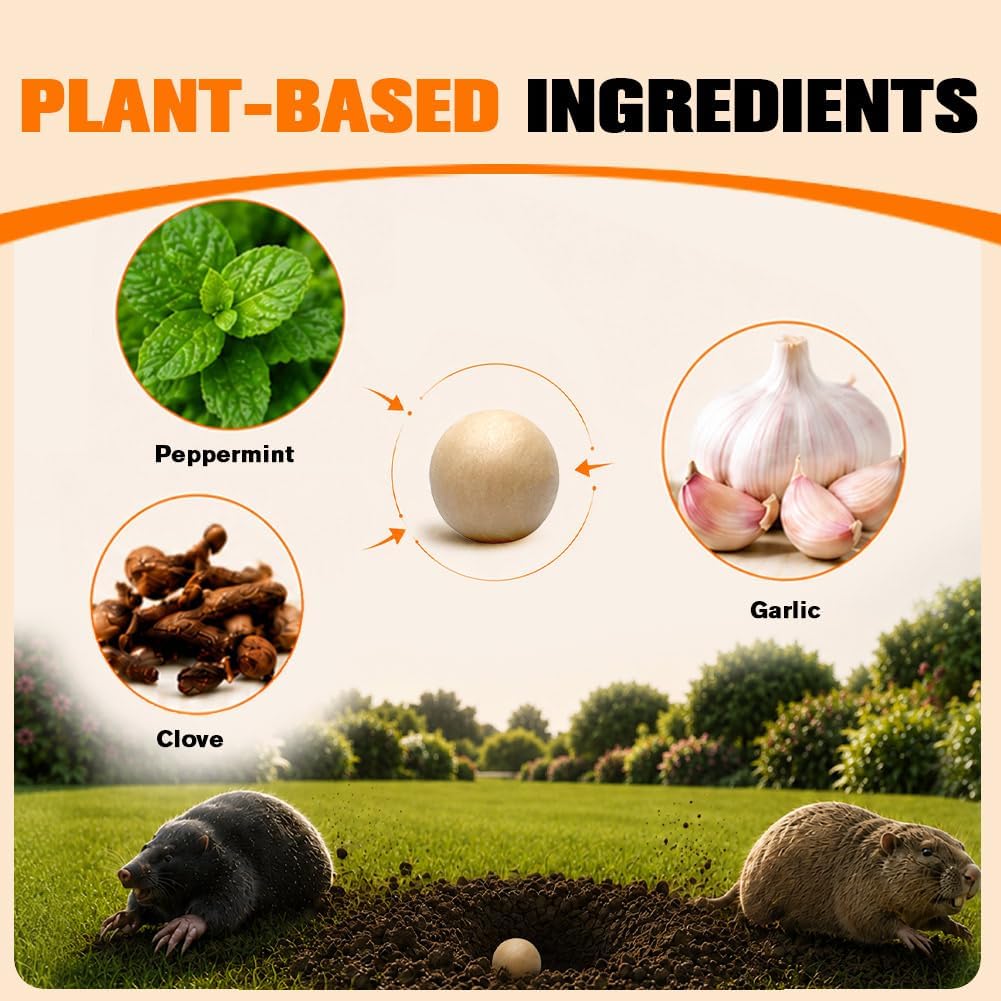 Thumbnail 6 de Kopplvn MOLE Mole Repellent Granules, 12-Pack, Covers Up to 120 Sq. Ft.