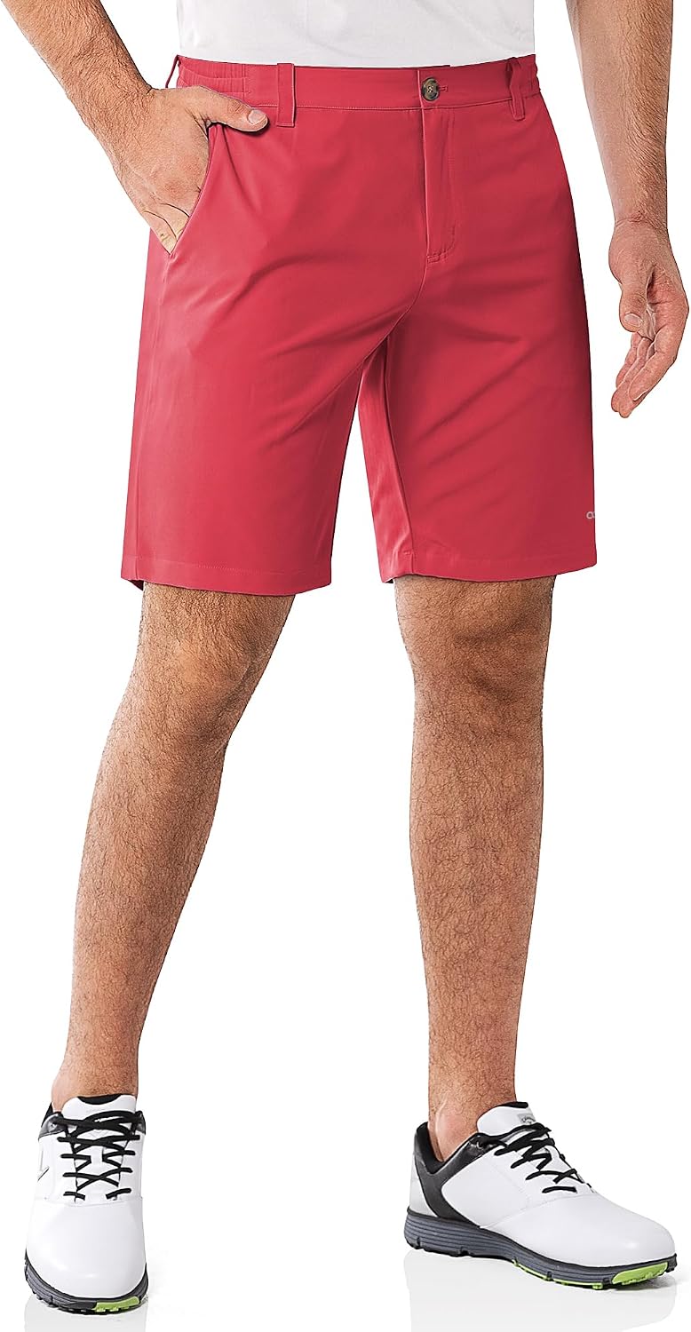 Detalle de 33,000ft Men's Golf Shorts 9" Dry Fit Stretch with UPF 50+ — Lightweight Bermuda Shorts
