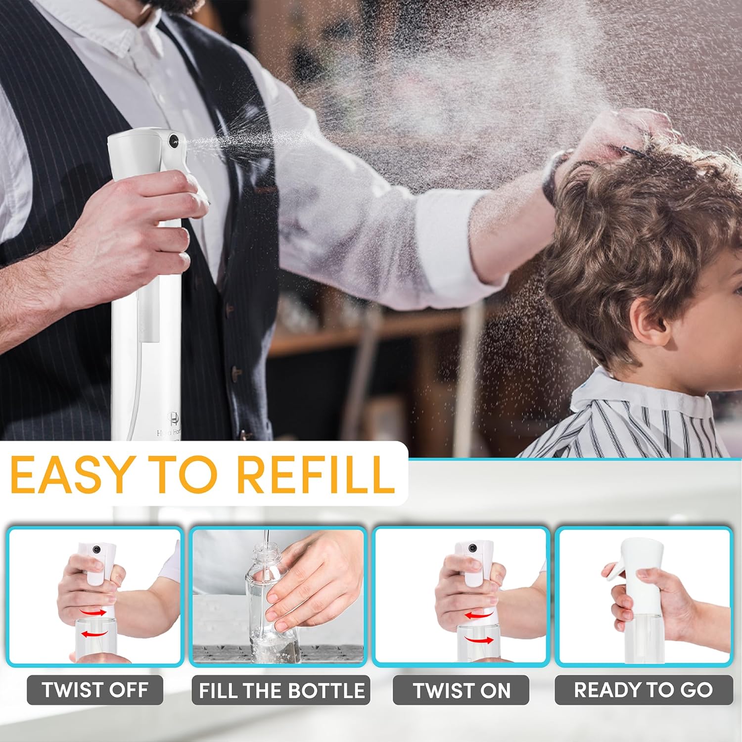 Thumbnail 2 de Hula Home Spray Bottle 300ml mist sprayer