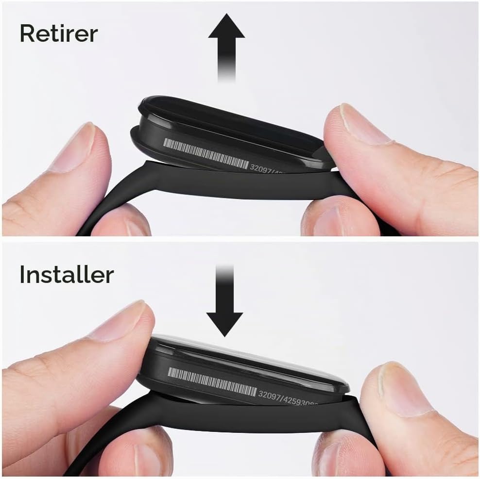 Detalle 1 de Ainiv vervangbandje voor Xiaomi Mi Band, siliconen, nylon of roestvrij staal