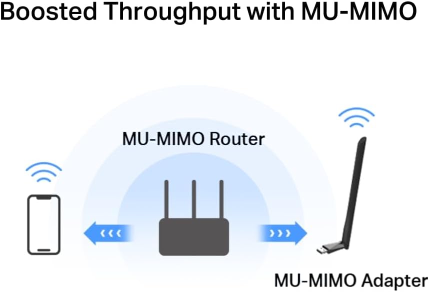 Thumbnail 3 de NEW Mercusys MA30H AC1300 WiFi 5 Dual-Band USB Dongle for PC (WPA3, MU-MIMO, Plug and Play)