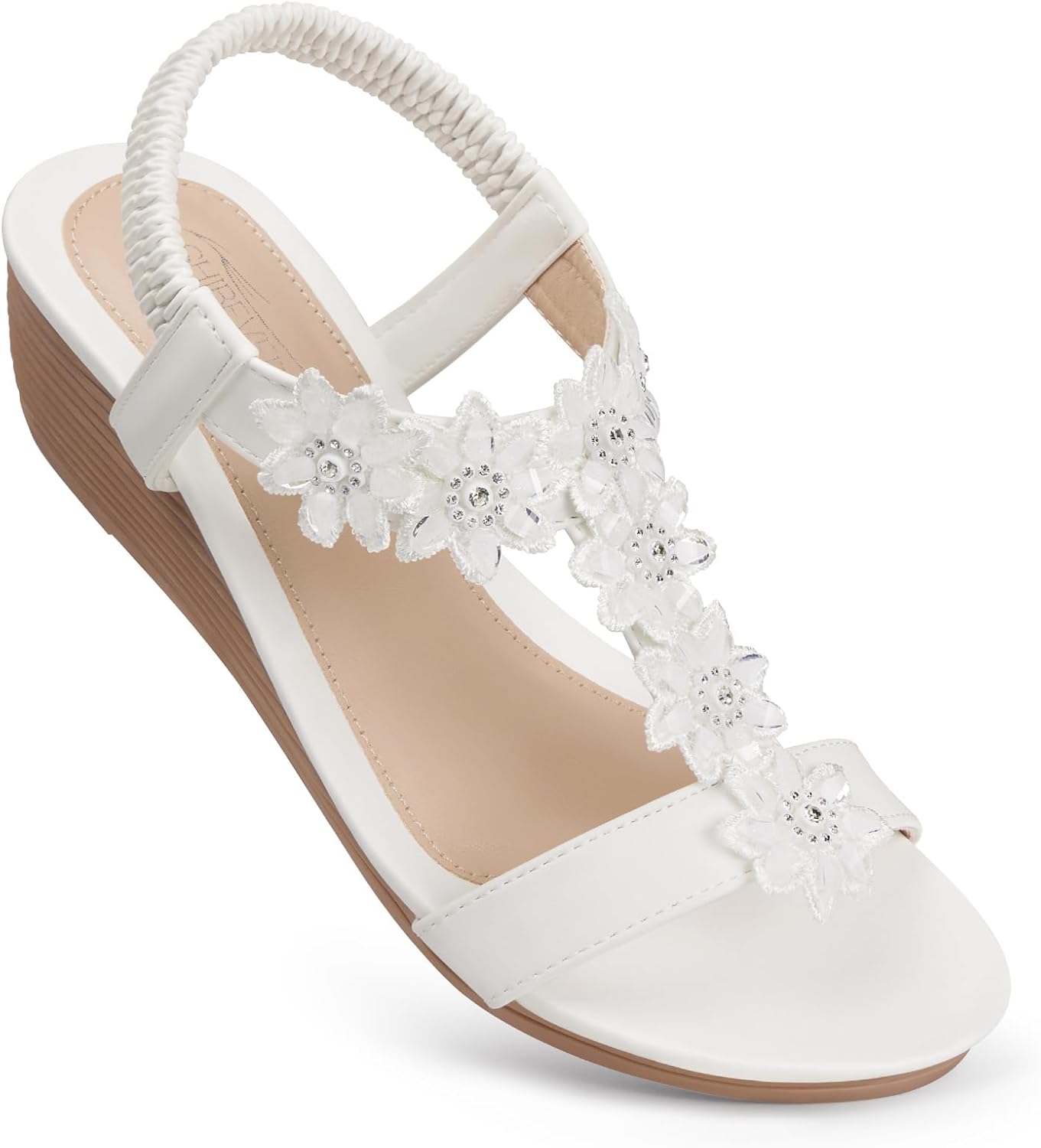 Thumbnail 3 de SHIBEVER Wedge Sandals for Women – Dressy 2-Inch Summer Platform for All-Day Comfort