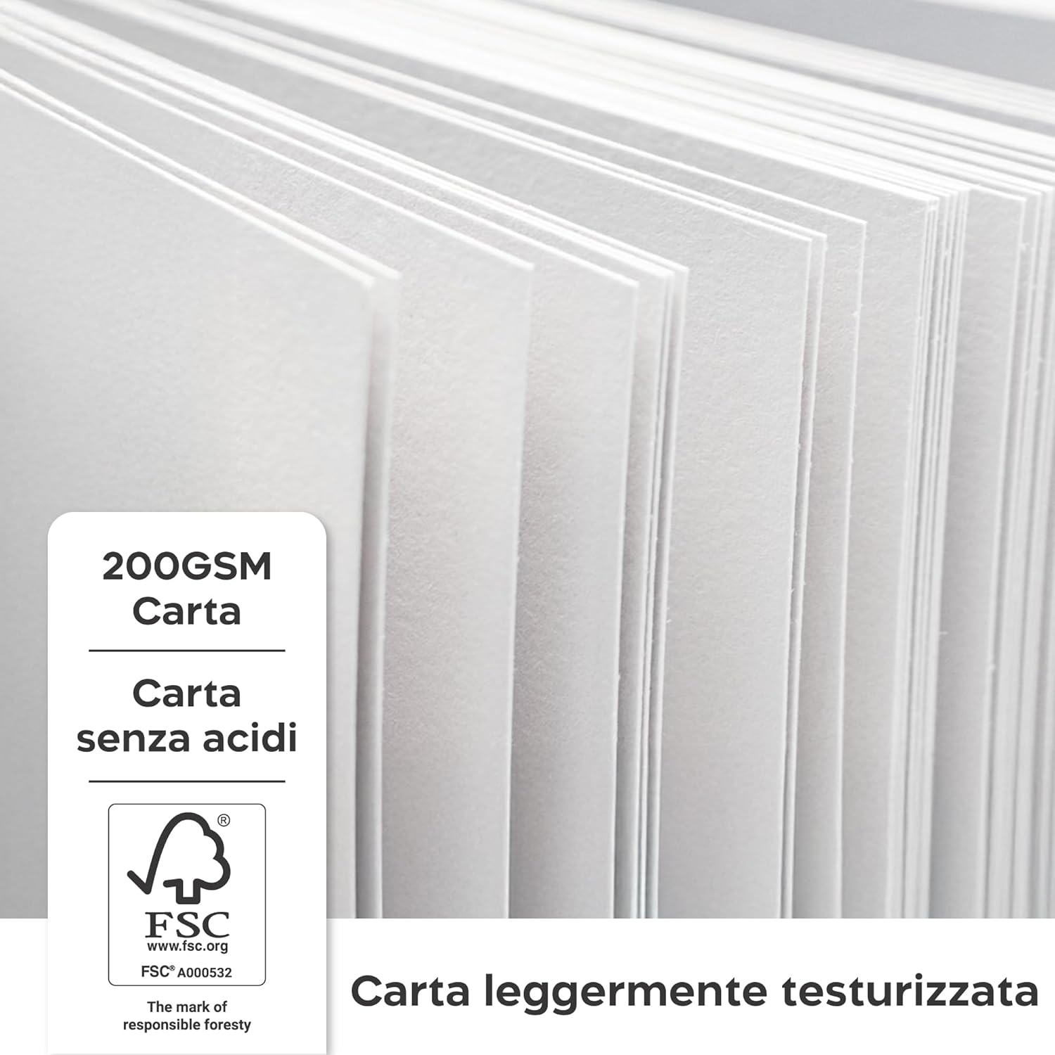 Thumbnail 1 de Zenacolor Sketchbook A4 con copertina rigida, carta 200 g/m², 50 fogli (100 pagine) a spirale