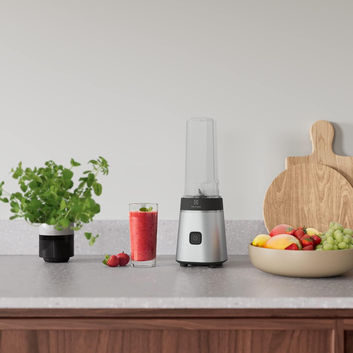 Detalle de Electrolux Create 3 E3SB1-4ST Frullatore Sportivo 3 in 1 con Bottiglia Take Away BPA Free