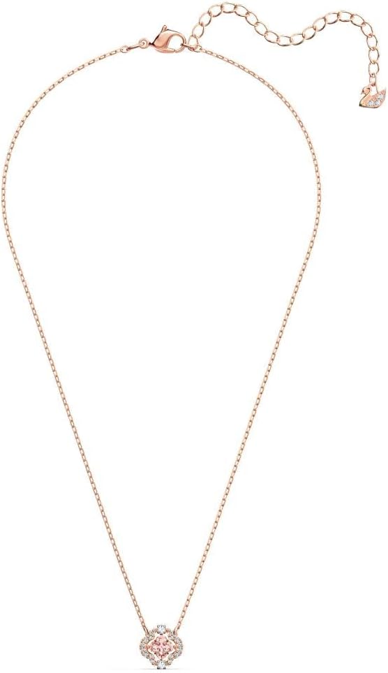 Thumbnail 5 de Swarovski Necklace and Earring Set, Rose-Gold Tone Plated