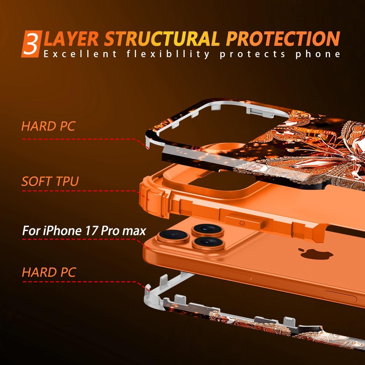 Thumbnail 3 de Miqala for iPhone 17 Pro Max Case