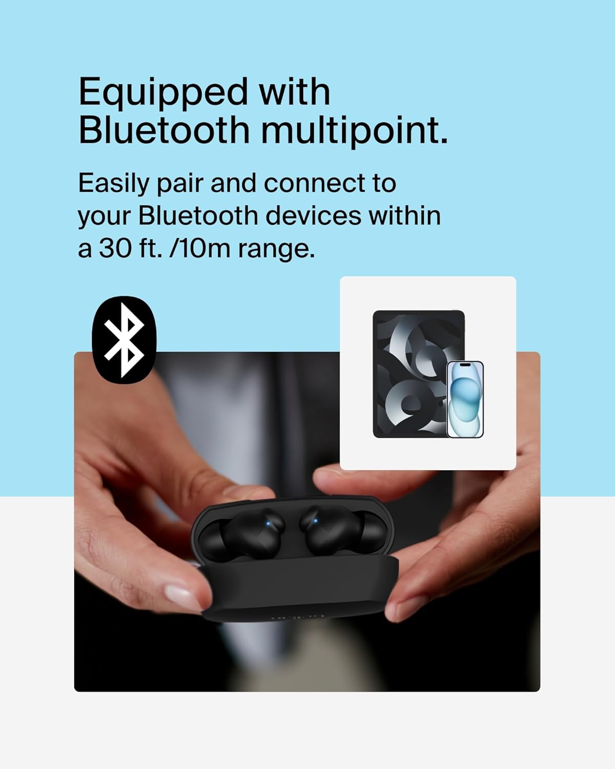 Detalle 2 de Belkin SoundForm Rhythm True Wireless Earbuds review